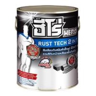 สีน้ำมันกันสนิม WOODTECT HERO RUST TECH 2-IN-1 H2-370 สีน้ำเงิน ด้าน 1 แกลลอน (1157762)