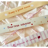 ⭐⭐Dessert Strip Stickers French Egg Tarts Scones Crispy Pier Packaging Box Labels Pineapple Bags Puf