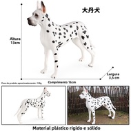 Children's Realistic Solid Toy Dog Model - Great Dane, Dalmatian, Farm Animal, Home Decoration
