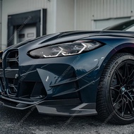 Front Bumper Canards Blade Retroft For BMW G81 G82 G83 G80 3.0T Real M3 M4 M Competition 2021-2023 F