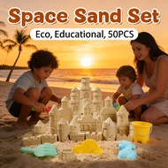 Diy Play Set Toys Eco Tools Castle Dynamic Realeos Play 51PCS THE 1kg Kids