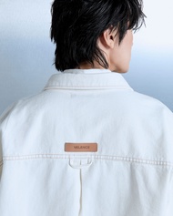 Porcelain Constructed Denim Jacket