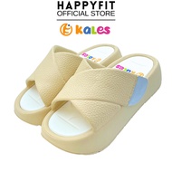 HAPPYFIT FOOTWEAR | E1399 Ladies Sandals Wedges Heels 3-4 cm Kasut Perempuan Soft EVA  @E1399