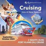 [Resorts World Cruises] [Launch Promo: Buy 1 FREE 1 + up to 75% off 3rd / 4th person] 2 Nights Port Klang (KL) (Sun) on Genting Dream (Sep - Oct 2024)