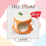 [NEW] Hamster Ceramic Tree Stump House Hideout