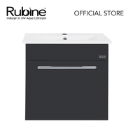 RUBINE RBF-1154D1 BK 50cm - Pearl Black Stainless Steel Vanity Cabinet 1 Door