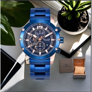 [Original] Balmer 8161G BRG-5 Chronograph Sapphire Men's Watch with Blue Dial Blue Stainless Steel | Official Warranty