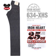 Iron Heart 634-XHS 25oz Selvedge Denim Straight Cut IH - PBJ Flat Head