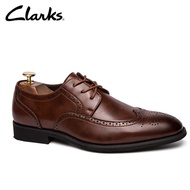 Clarks_รองเท้าคัทชูผู้ชาย WHIDDON WING 26158007 สีน้ำตาล