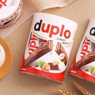 Duplo Hazelnut Wafer Chocolate Bar Imported from Germany 10 Pieces Individually Packaged Snacks 18.2