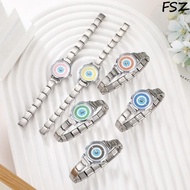 Italian Charm Modular Watch Bracelet Wrist Watch Fit 9mm Stainless Steel Bracelet DIY Making Jewelry