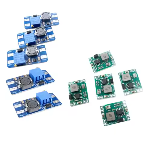 3pcs MP1584EN DC-DC Buck Converter Step Down Module MT3608 Adjustable Boost Module 2A Step-up Board 