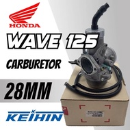 CARBURETOR WAVE 125 18MM 22MM 24MM 28MM W125 WAVE125 KEIHIN GENUINE THAILAND & INTAKE CARB KARBURETO