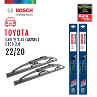 Bosch ใบปัดน้ำฝน Toyota Camry ปี 2002-2006 ขนาด 22/20 นิ้ว รุ่น Advantage