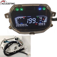 เครื่องวัดความเร็วเครื่องวัดความเร็วดิจิตอล LED รถจักรยานยนต์ Assy เครื่องวัดความเร็ว199กม./ชม. สำหร