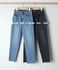 韓國7 star型格牛仔褲（炭黑色）