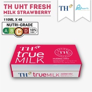 TH True Milk UHT Strawberry Fresh Milk 48 X 110ML