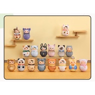 Genuine POPMART POPMART PUCKY PUCKY Meow Tumbler Series Figure-Made Mystery Box Cute Toy Gift Decora