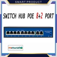 Gls | Poe 10 Port Hub Switch With 8 Poe For Cctv, Ipcamera | Gal8Tshin