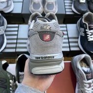 New style  KFZN New Balance 990 V3 Grey red nb990 Grey red (originals quality 100%) m990v53 NB sneakers Women Men shoes