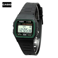 Velashop นาฬิกาข้อมือผู้ชายคาสิโอ ดิจิตอล Casio Digital สายเรซิ่น สีดำ รุ่น F-91W-1DG F-91W-1 F-91W 