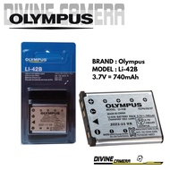 Olympus LI-42B Rechargeable Lithium-Ion Battery (3.7v, 710mAh) for Olympus FE-150, VG-180, VH-220, a