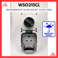 ABB Weatherproof Switched Socket Outlet for 15A (IP66)