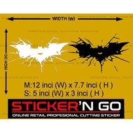 STICKER CUTTING CUSTOM DC BATMAN DESIGN