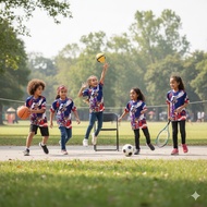 JERSEY HARI SUKAN NEGARA 2025 BIRU SHORTSLEEVES KIDS #HSN2025