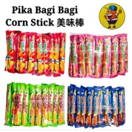 Bika bagi bagi Corn Stick 10g x 6pcs Choco/chicken/jejari jagung pizza/sweet corn/BBQ /Cheese/Strawb