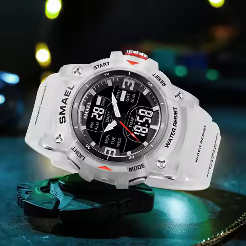 SMAEL Brand 8117 Waterproof Dropshipping Watch Alarm Clock Night Light Young Fashion Business Quartz