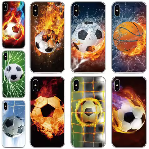 Football Soccer Back Cover For Sony Xperia 5 VI 1 10 II III IV V 2023 XZ5 XZ4 XZ3 XZ2 XA2 Plus XA3 U