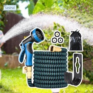 [szsirui] Expandable Garden Pipe Hose for Cleaning Glass Outdoor with Storage Bag