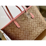 Fast delivery❀❐♚2023 Foldable Box Size: 35 * 27cm coach Classic City Handbag Shoe Bag Europe Model Out Of Stock Every Mi