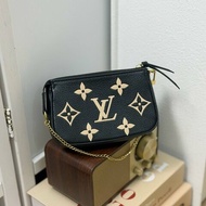 🏷LV 路易威登．Mini 老花小麻將 熊貓壓紋 M80732/客人寄賣