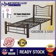 KM Furniture Gallery 3V Super Single (3.5) Metal Bed Frame Super Base (LGBD936FSB)/ Katil Super Sing