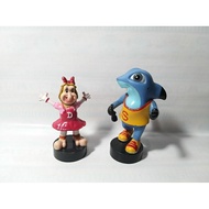 Sharky Shark Mascot Shark Seaworld Sea World Dufi Bekantan Monkey Fantasy World Mascot Rare Vintage 