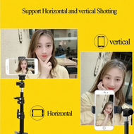 【READY STOCK】 Portable 210cm Tripod for Phone Adjustable Floor Stand Live Camera Selfie Holder 2.1m 