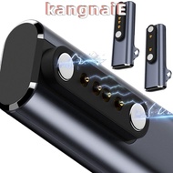 KANGNAI Charging Adapter, Bone Conduction Headphone Indicator Light Magnetic Charger, 90 Degree Alum