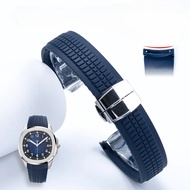 Soft and Elastic Silicone Rubber Watch Strap  for Patek Philippe 5167R Grenade Aquanaut Series 21MM 