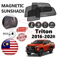 Mitsubishi Triton 2015-2026 Epic Magnetic Sunshade  (4pcs) Accessories Car