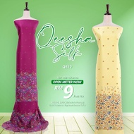 Kain Pasang Open Meter Q810 Kain Pasang Printed Murah Kain Ela Corak Terkini Bidang 46 Abstract Floral Songket [IDEYA]