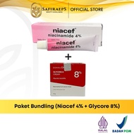 DERMA XP Glycore 8% + Niacef 4% BPOM BUNDLING PACKAGE - Brightening & Fades Acne and Dark Spots