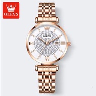 歐利時滿天星女士手錶(鋼帶全玫瑰金鑽面女）#S057029043