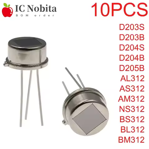 10PCS Thermoelectric Human Infrared Sensor D203S D203B D204S D204B D205B AL312 AS312 AM312 NS312 BS3