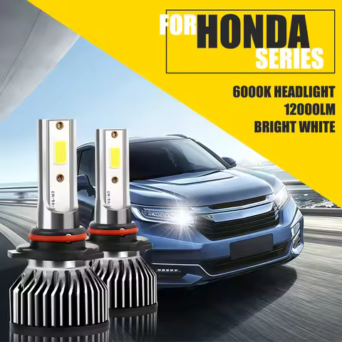 Car LED Headlights H4 H7 H11 H1 9005 HB3 9006 HB4 Fog Bulbs H8 H9 For Honda CR-V CR-Z HR-V Civic Ody