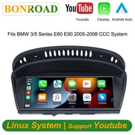 Bonroad 8.8 Inch Wireless Apple CarPlay Android Auto for BMW 3/5 Series E60 E61E62 E63 E90 E91E92 E9