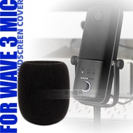 Suitable for Pirate Ship Elgato Wave 3 Microphone Blowout Cover Sponge Wind Cover Microphone Noise-P