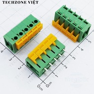 [3 Pieces]- KF142-5.08-5-V Terminal Block 5 Vertical Wire Plug Contacts 5.08mm 250V 10A TechZone Vie