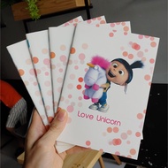 8 A5 size Love Unicorn notebooks